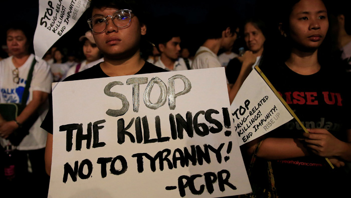 Philippine Catholics protest against Duterte policies