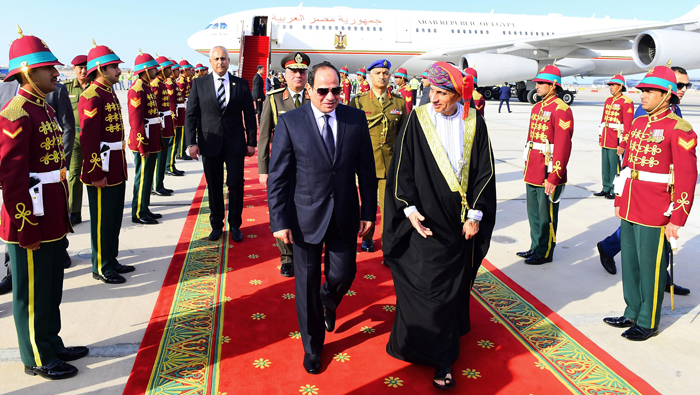 Sayyid Fahd receives Egyptian President Sisi