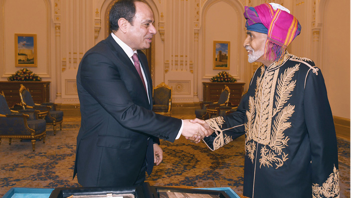 In pictures: His Majesty hosts dinner for Egyptian president