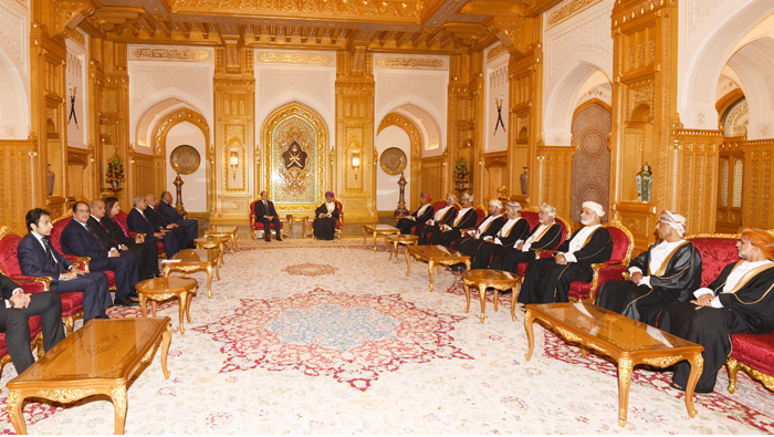 In pictures: His Majesty Sultan Qaboos receives President Sisi of Egypt