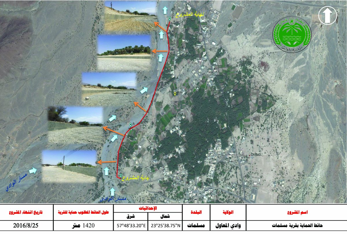 وزارة الزراعة توضح حول تكلفة حائط حماية الأراضي في وادي المعاول