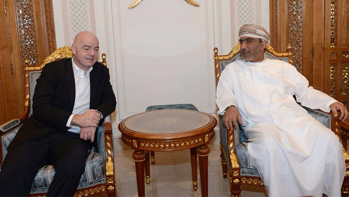 FIFA president Gianni Infantino hails Oman's Gulf Cup victory