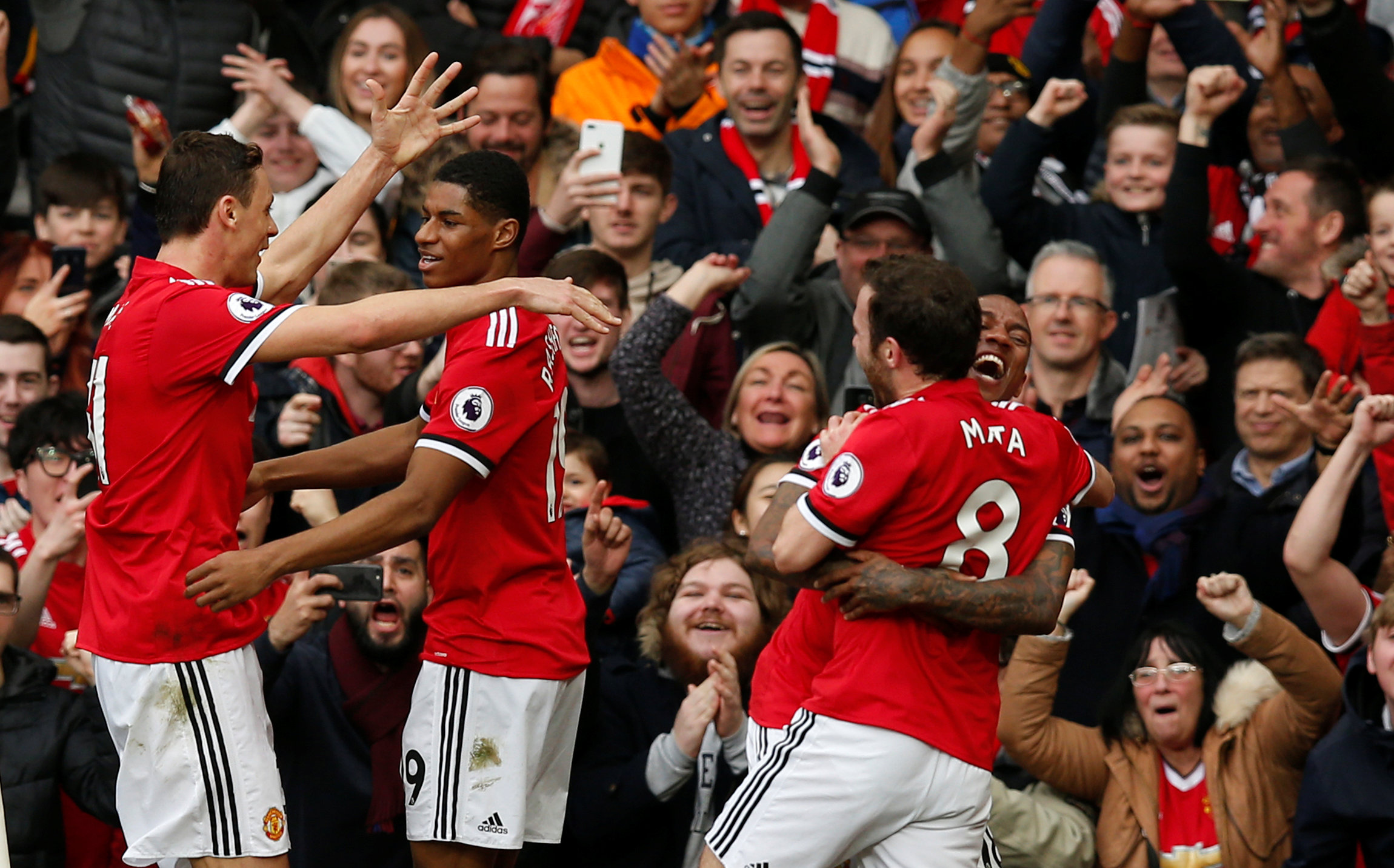 Football: Rashford double gives United victory over Liverpool