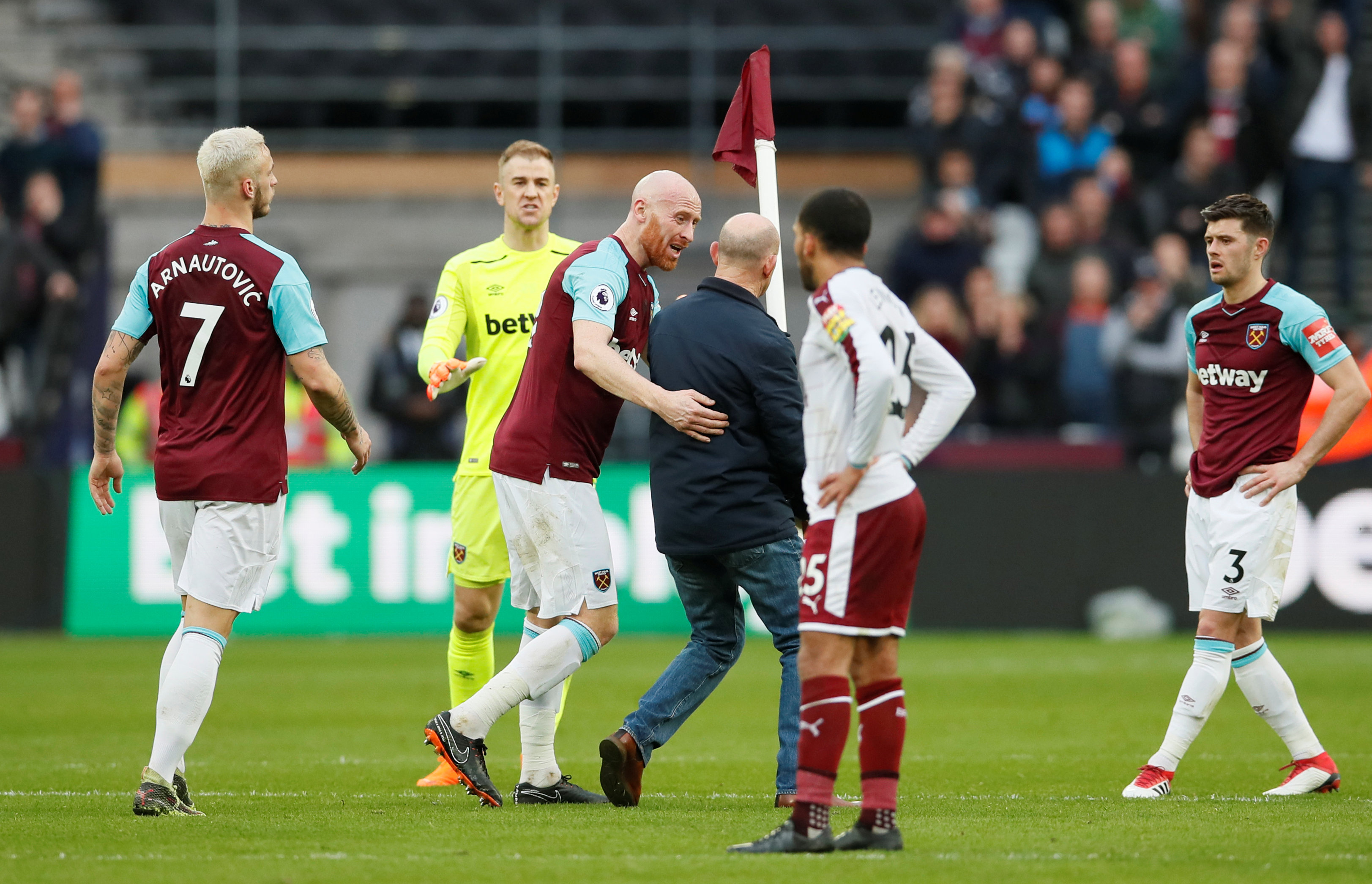 Football Chaos reigns as West Ham lose at home to Burnley