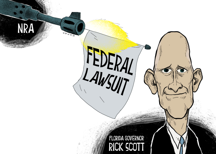 NRA files lawsuit over Florida gun control law