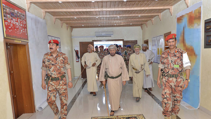 Ministers, commanders visit Oman armed forces exercise venue