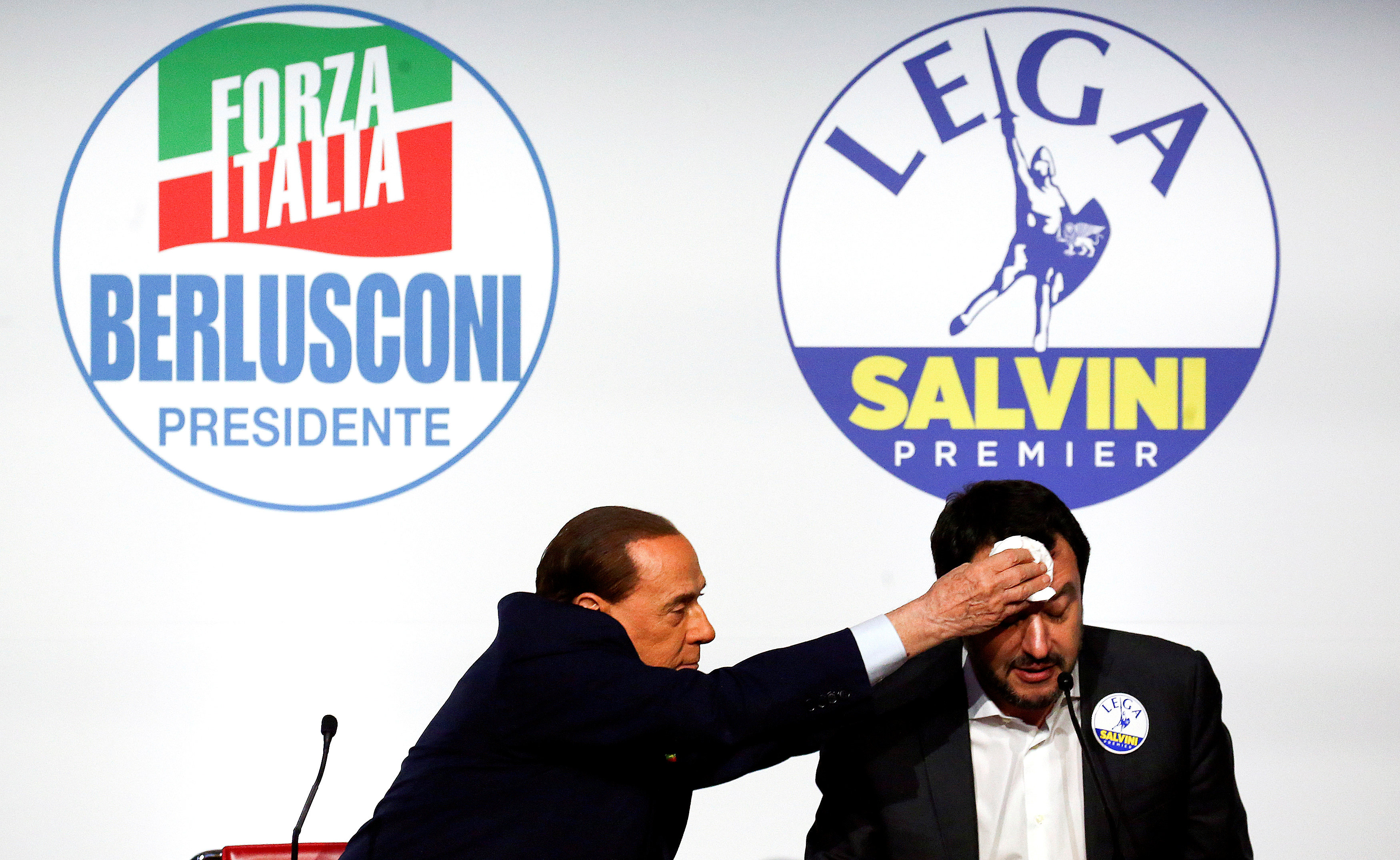 Berlusconi calls on defeated centre-left to help form government