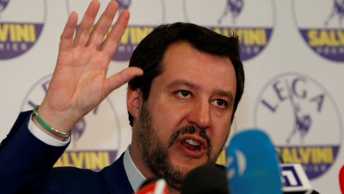 Italy's right-wing leaders clash over idea of ruling with left