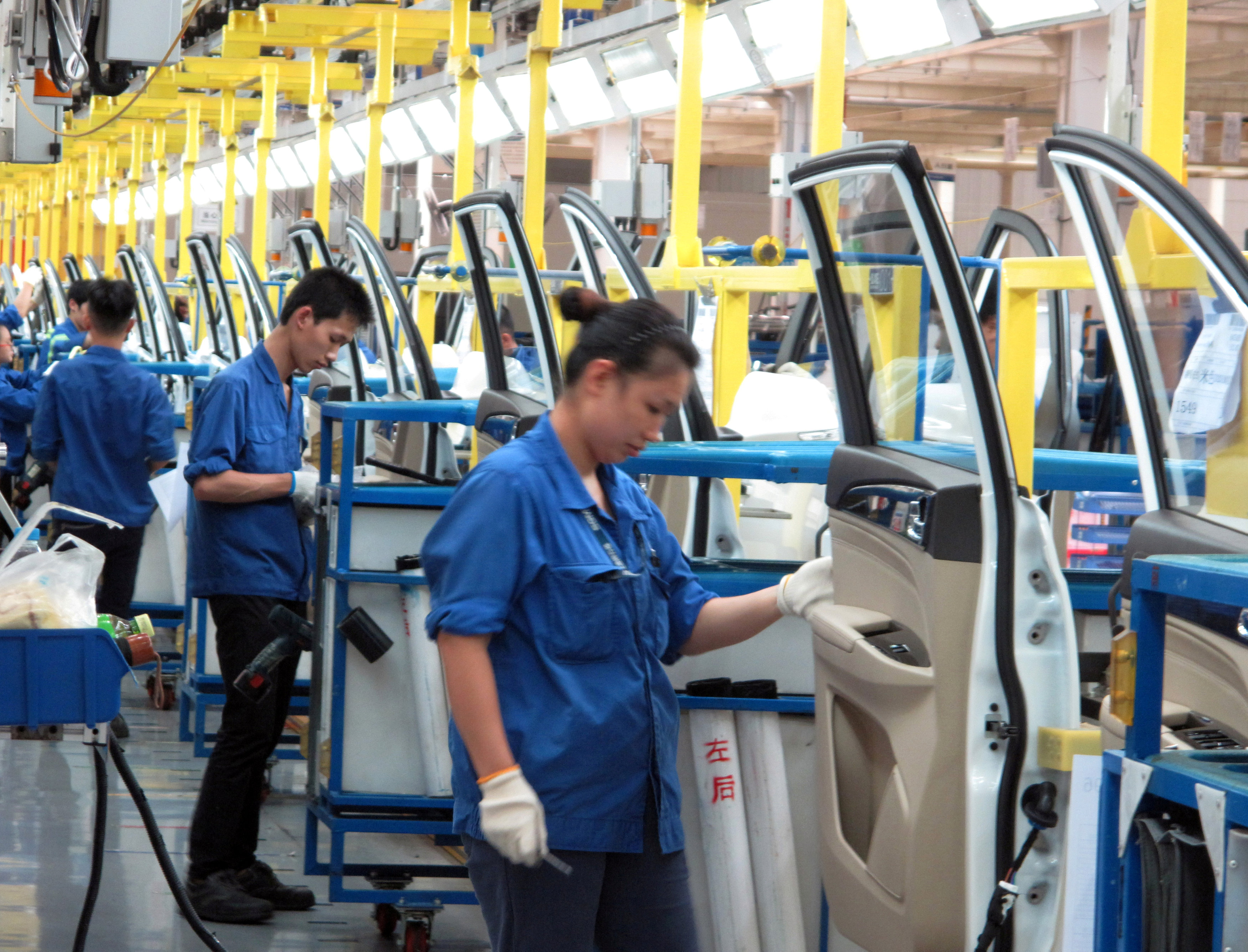 China's factory output expands stronger than expected