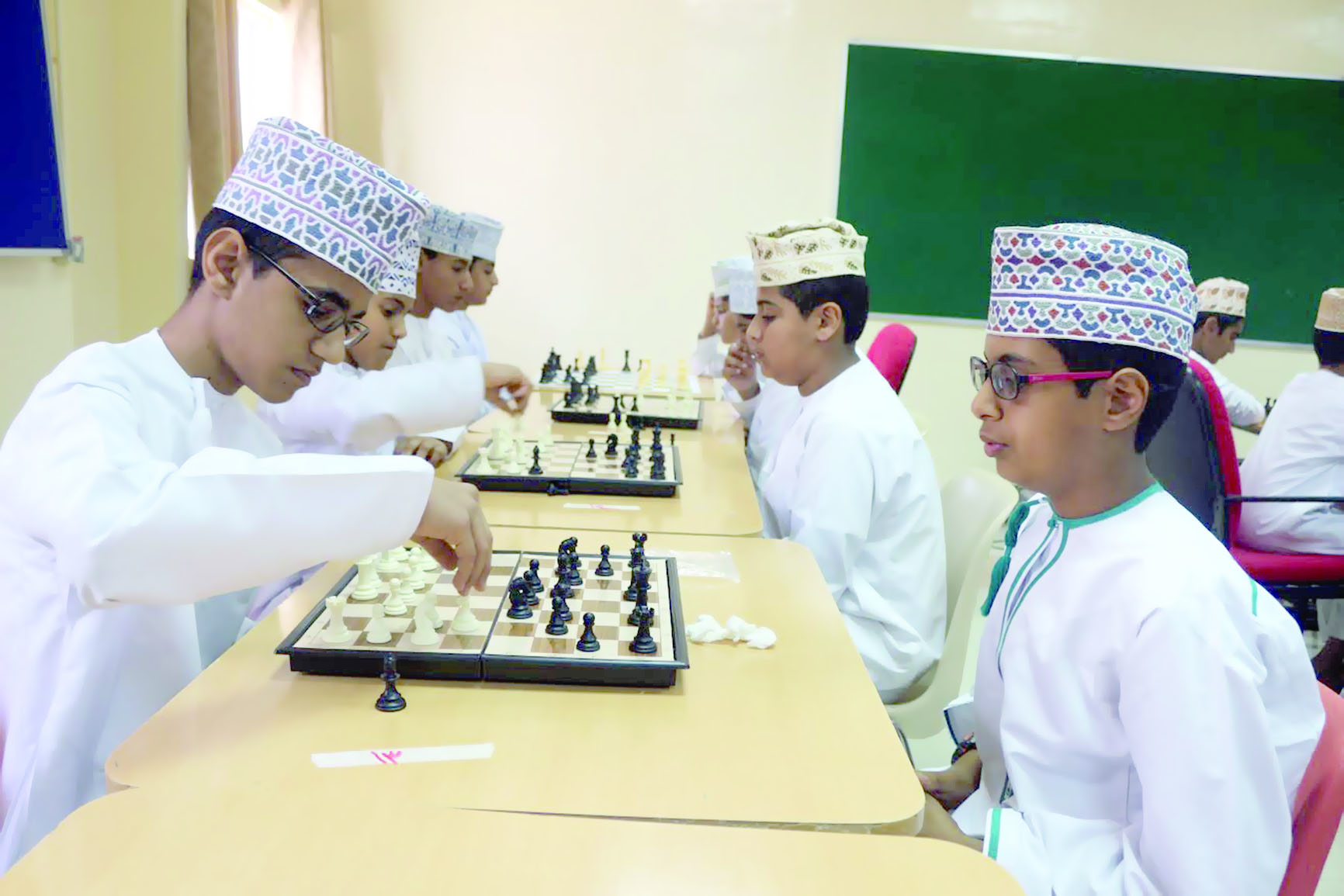 ختام بطولة الشطرنج لطلبة وطالبات مدارس الداخلية