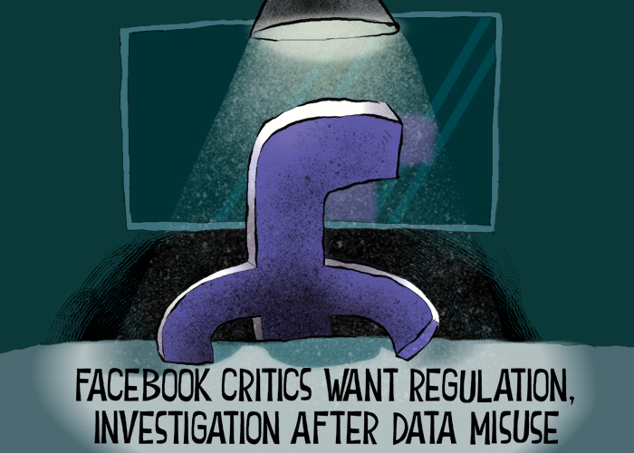 Facebook critics wants regulation, investigation after data misuse
