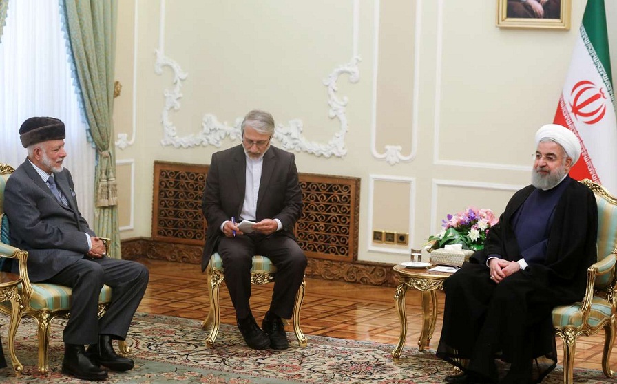 الرئيس الإيراني يستقبل الوزير المسؤول عن الشؤون الخارجية