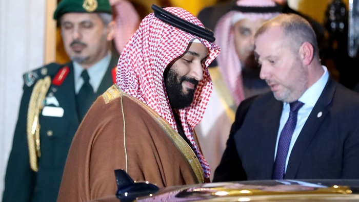 Saudi crown prince heads for talks with Trump in Washington