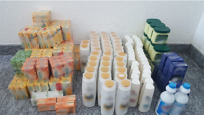 Expat arrested for selling expired body care products