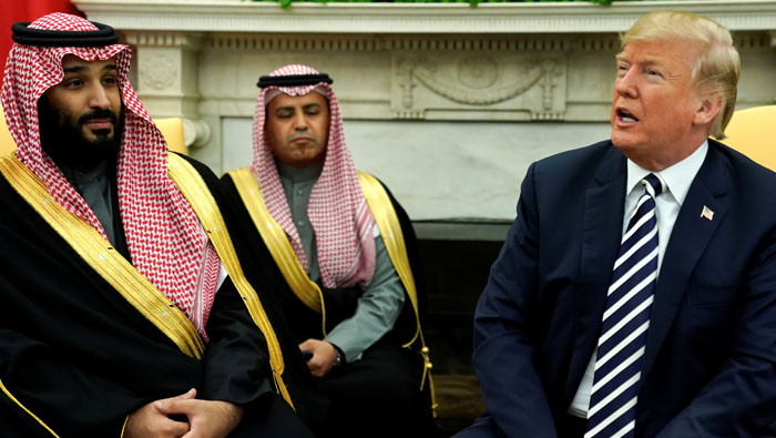 Iran, Yemen in focus as Trump and Saudi crown prince meet