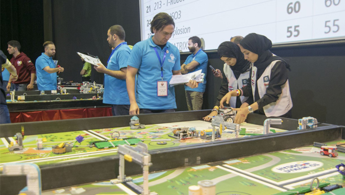 Oman students excel at robots championship