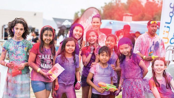 In pictures: Holi in Oman