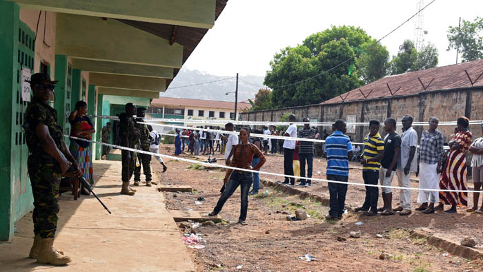 Sierra Leone heads to the polls to seek successor to Koroma