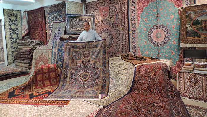 Fabulous variety of Persian carpets on sale