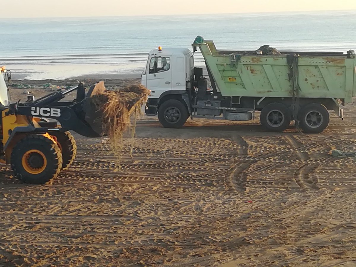 Clean-up drive on Muscat beach