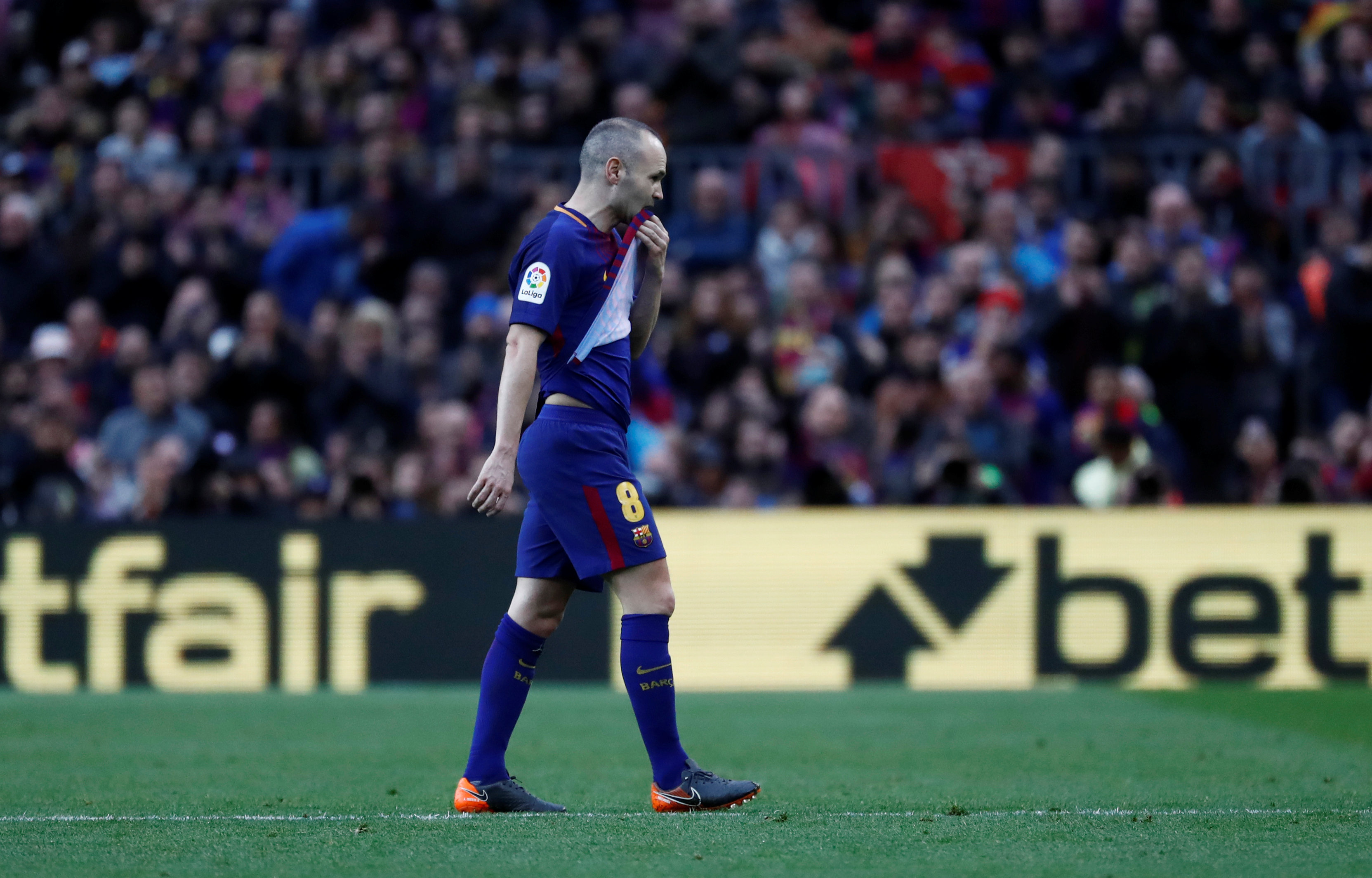 Football: Iniesta injury leaves Barca looking for new hero