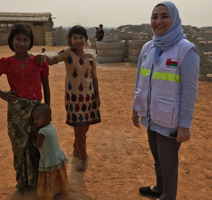 بالصور.. "دار العطاء" تفرش بساطها لمخيمات الروهينجا