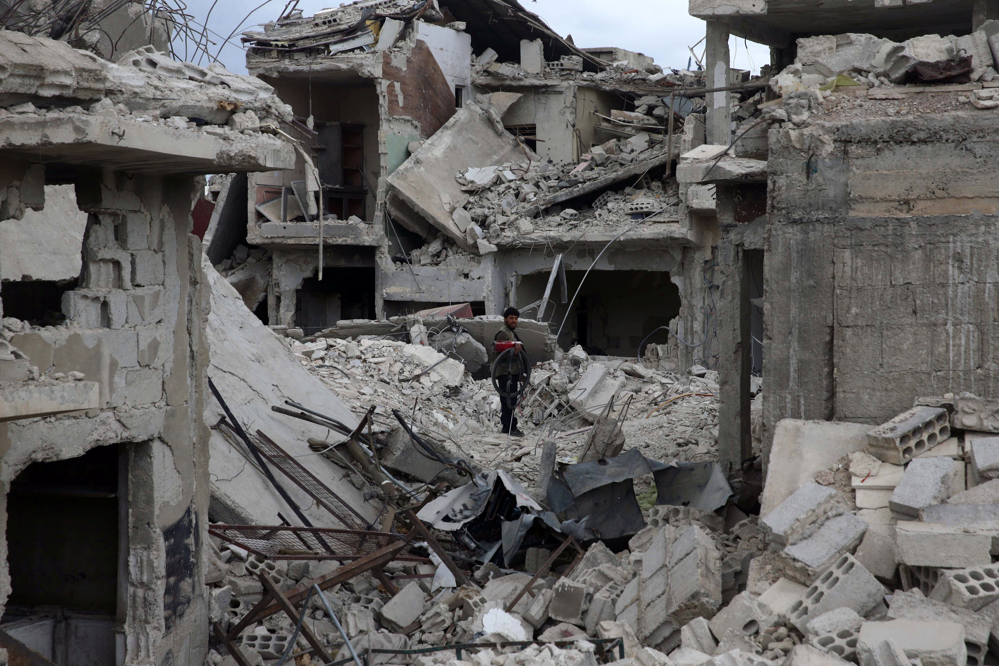 Syrian rebels begin to leave last bastion in eastern Ghouta