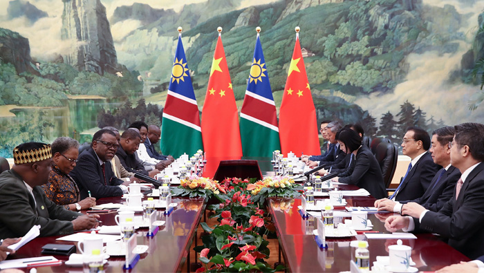 Namibia President Geingob says China not colonising Africa