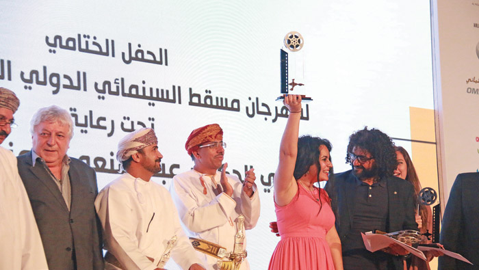 Algerian filmmaker happy at winning Golden Khanjar