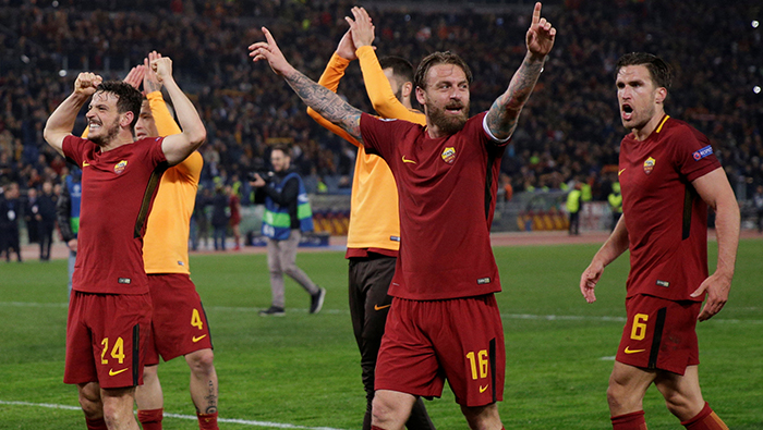 Football: Roma dump Barcelona out of Champions League with stunning win