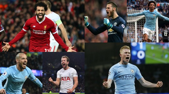 ستة مرشحين لجائزة أفضل لاعب في موسم الدوري الإنجليزي