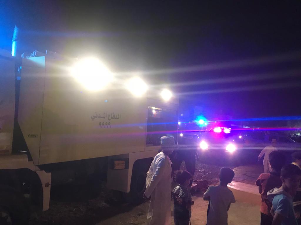 House in Oman catches fire