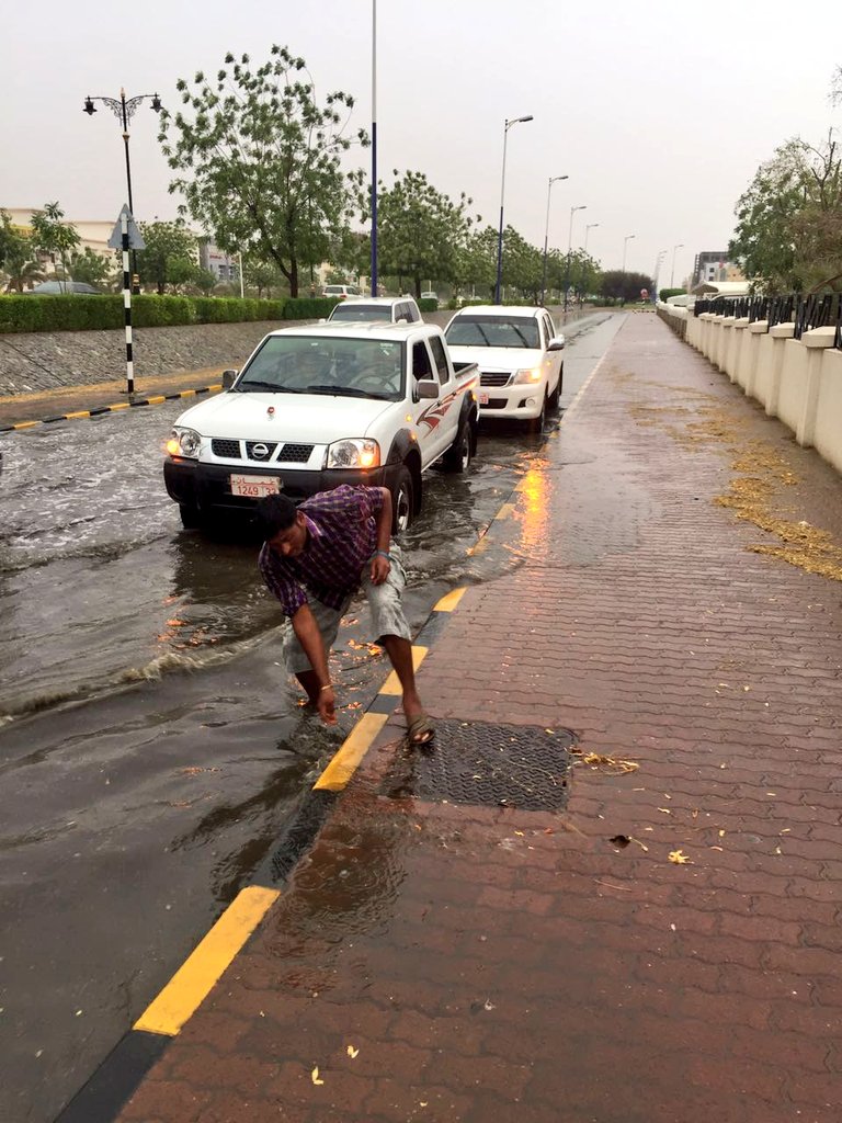 In pictures: Rains flood Oman streets, more on the way