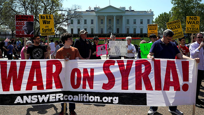U.S. says air strikes cripple Syria chemical weapons programme