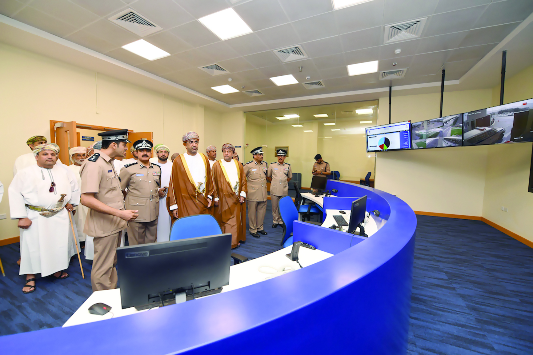 الاحتفــال بافتتـاح المبنى الجديد لمركز شرطة العامرات