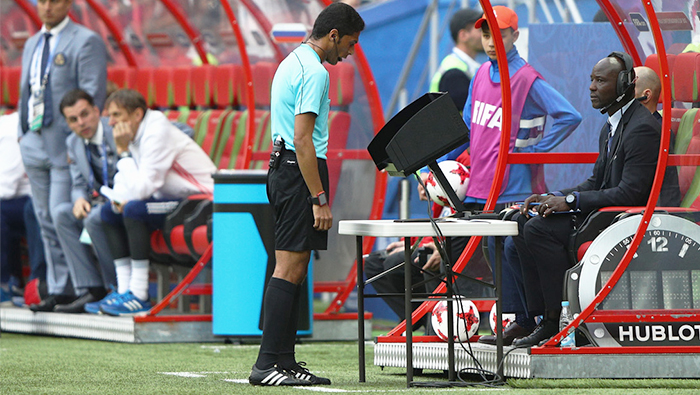 Football: UEFA president 'worried' over use of VAR at World Cup