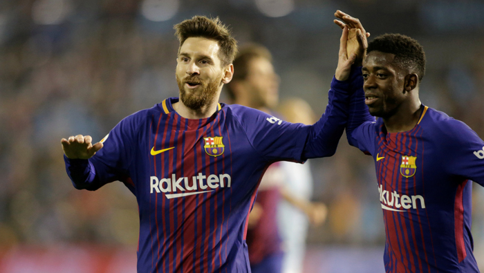 Under-strength Barcelona survive Celta fightback