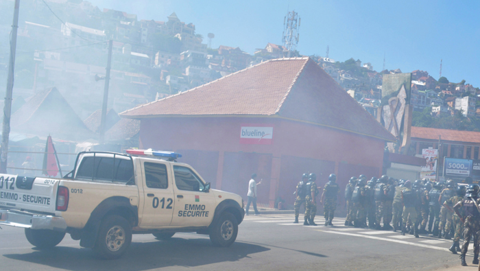 One killed, 16 injured as Madagascar police disperse protests
