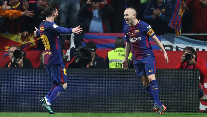 Football: Barcelona thrash Sevilla to win fourth consecutive King's Cup