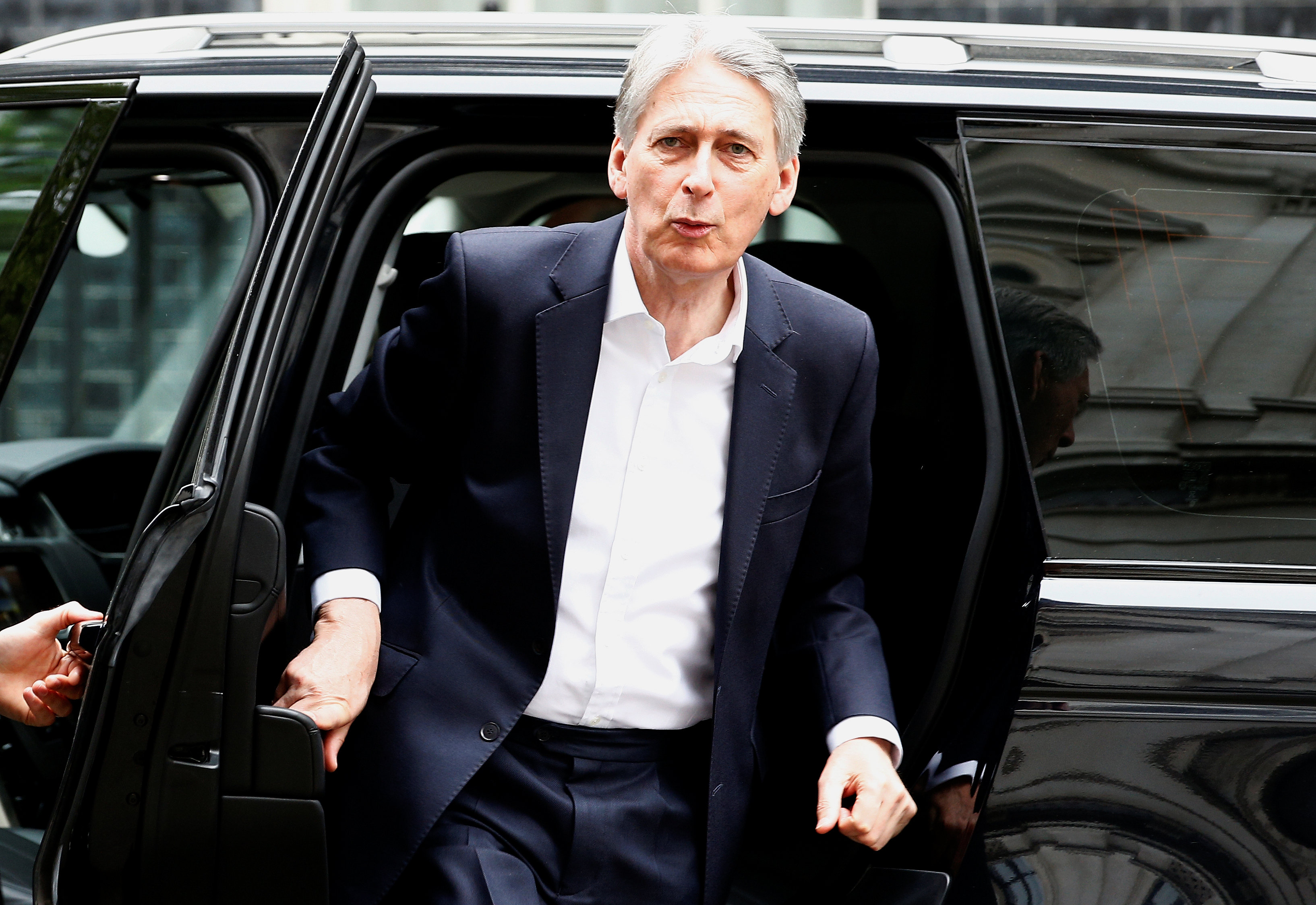 UK finance minister Hammond beats target as deficit hits 16-year low