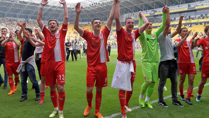 Fortuna Duesseldorf promoted to Bundesliga