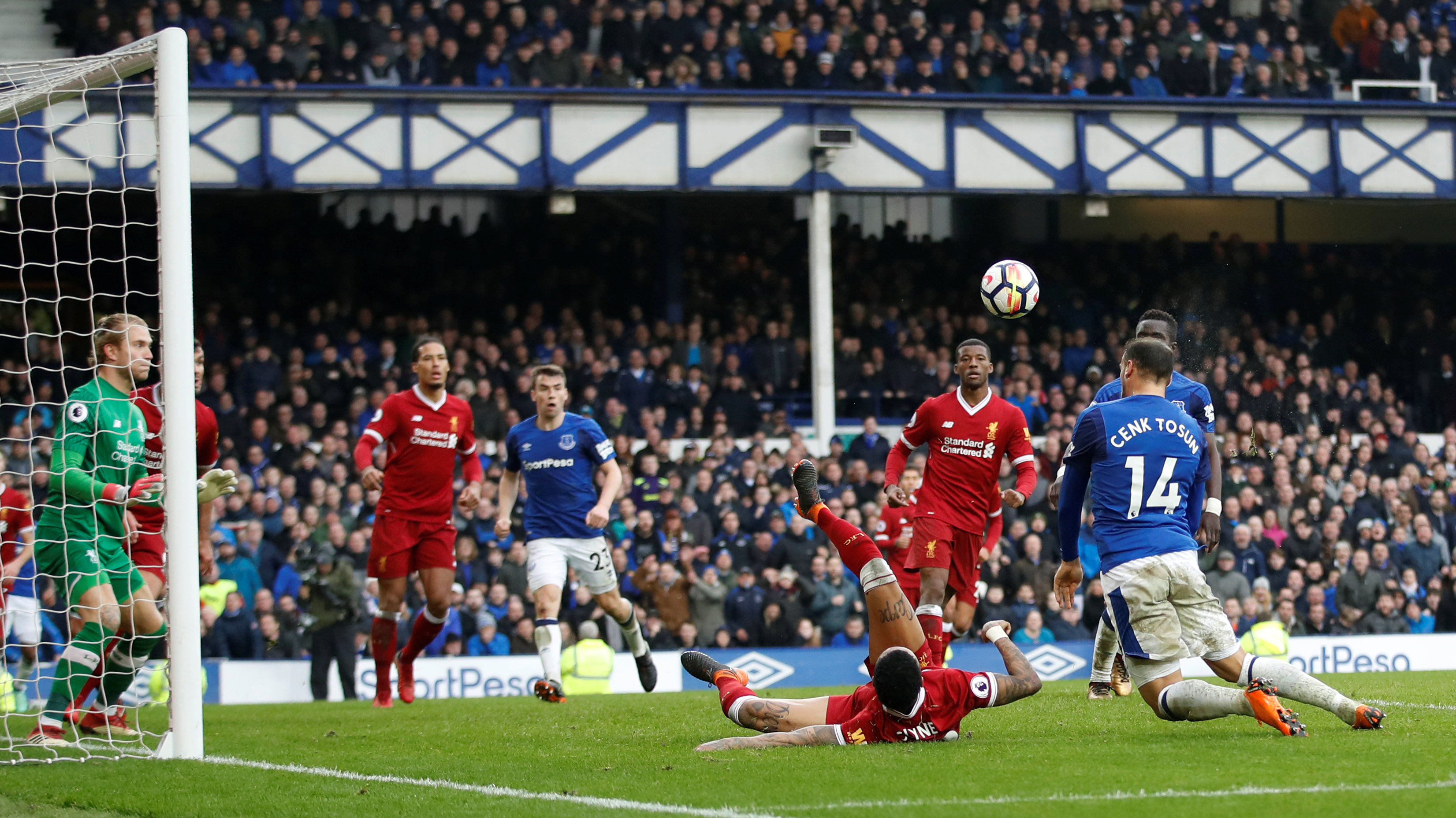 Football: Liverpool hold off late Everton pressure in goalless derby