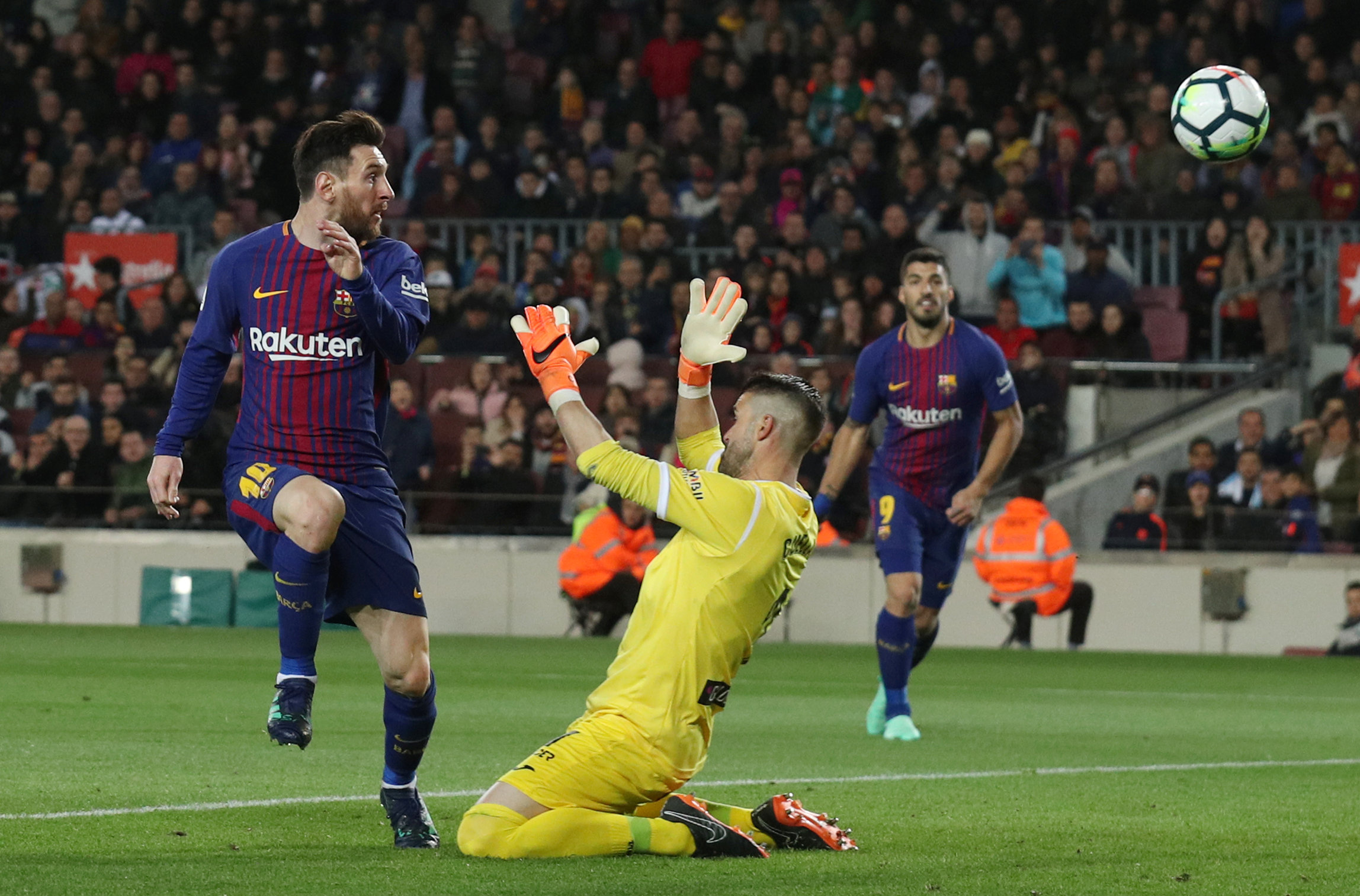 Football: Messi's hat-trick, Barcelona's unbeaten record