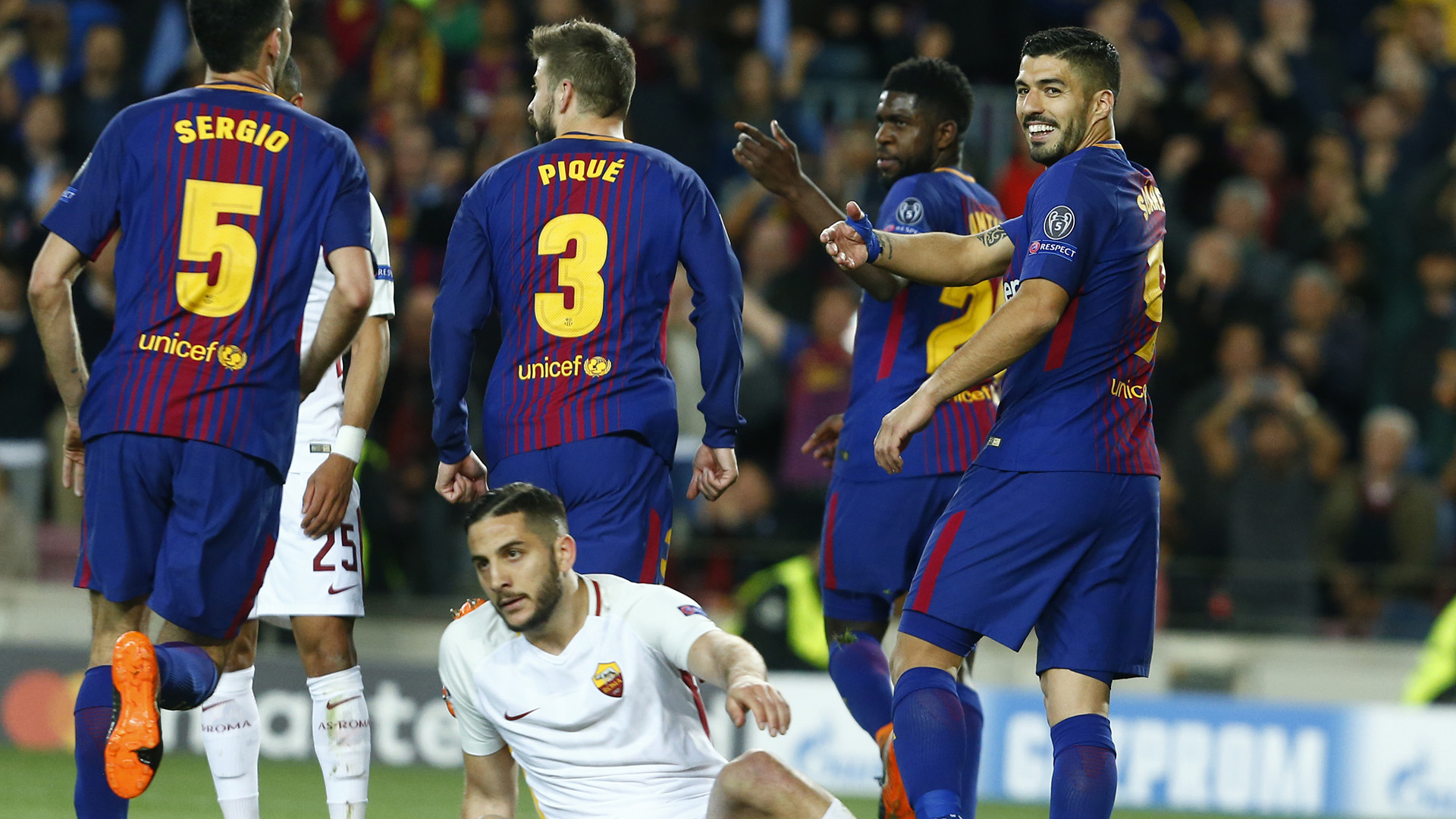 غدا.. برشلونة يلتقي روما والسيتي يستضيف ليفربول بدوري الأبطال