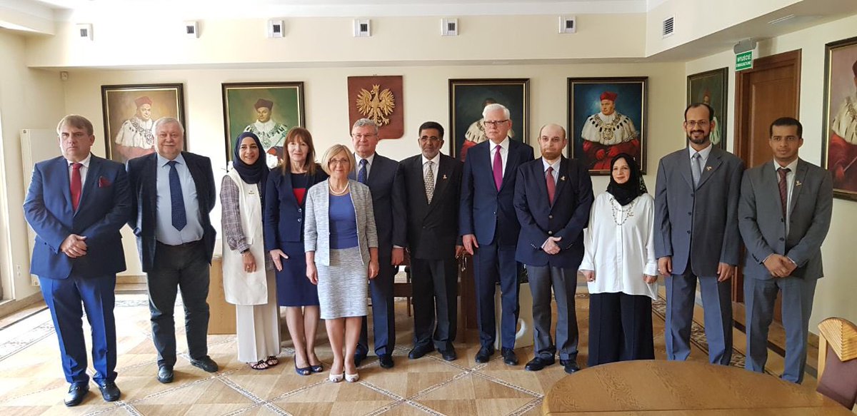 وفد مجلس الدولة يبحث التعاون العلمي مع الجامعات البولندية