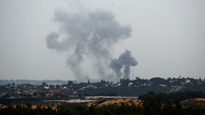 Israeli air strikes hit northern Gaza