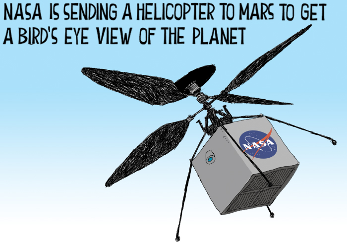 NASA to fly a helicopter on Mars