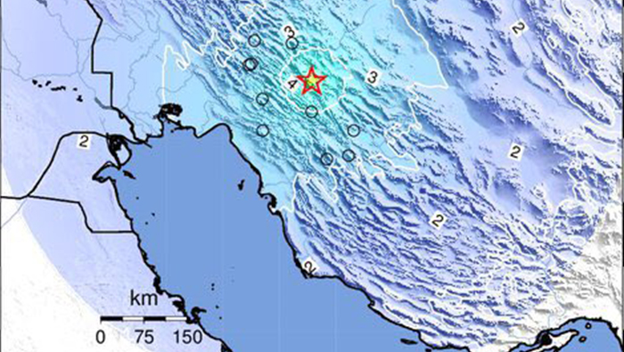 Earthquake strikes southern Iran