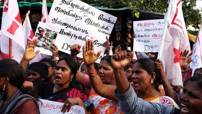 9 dead after police fire on protesters in south India