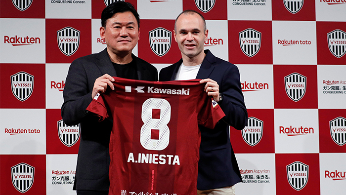 Football: Andres Iniesta begins new chapter at J.League's Vissel Kobe